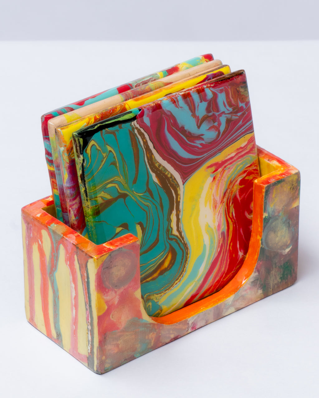PourPalette Wooden Coasters