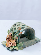 Rose Bloom Pen Holder