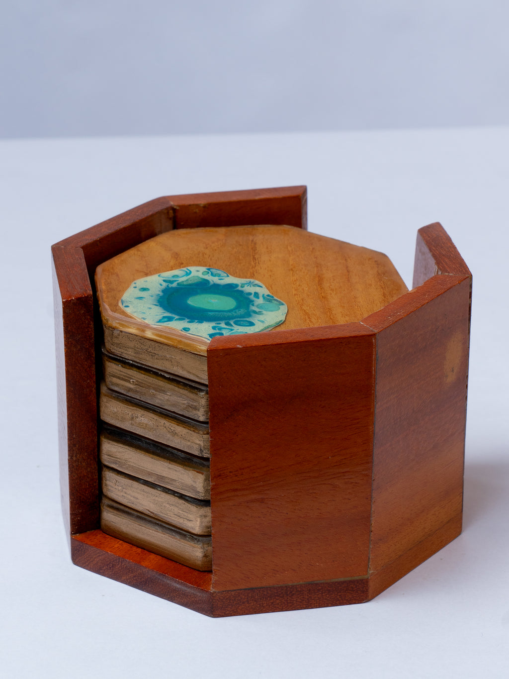 BlueLagoon Wood Coasters