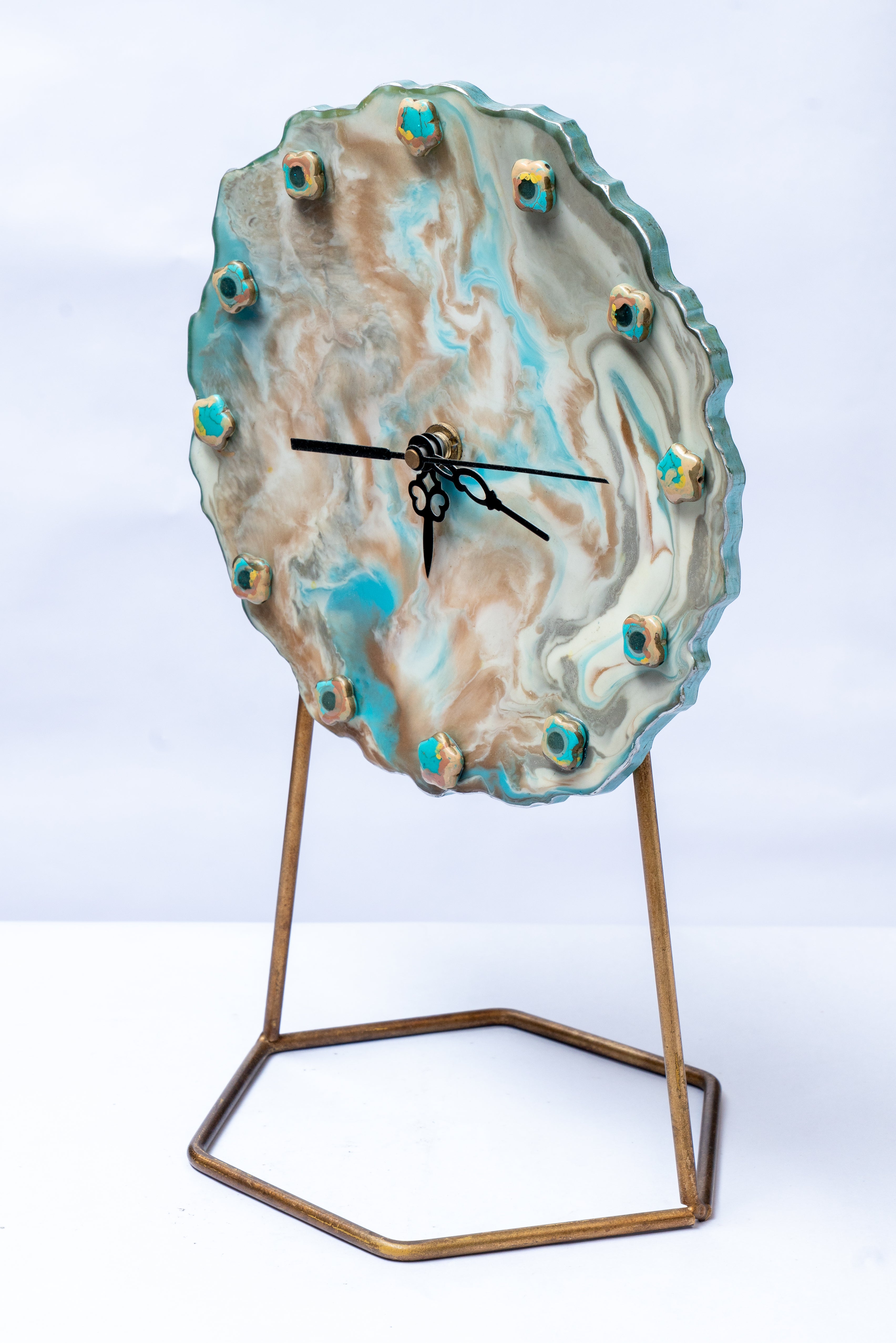 Marble Mist Matte clock