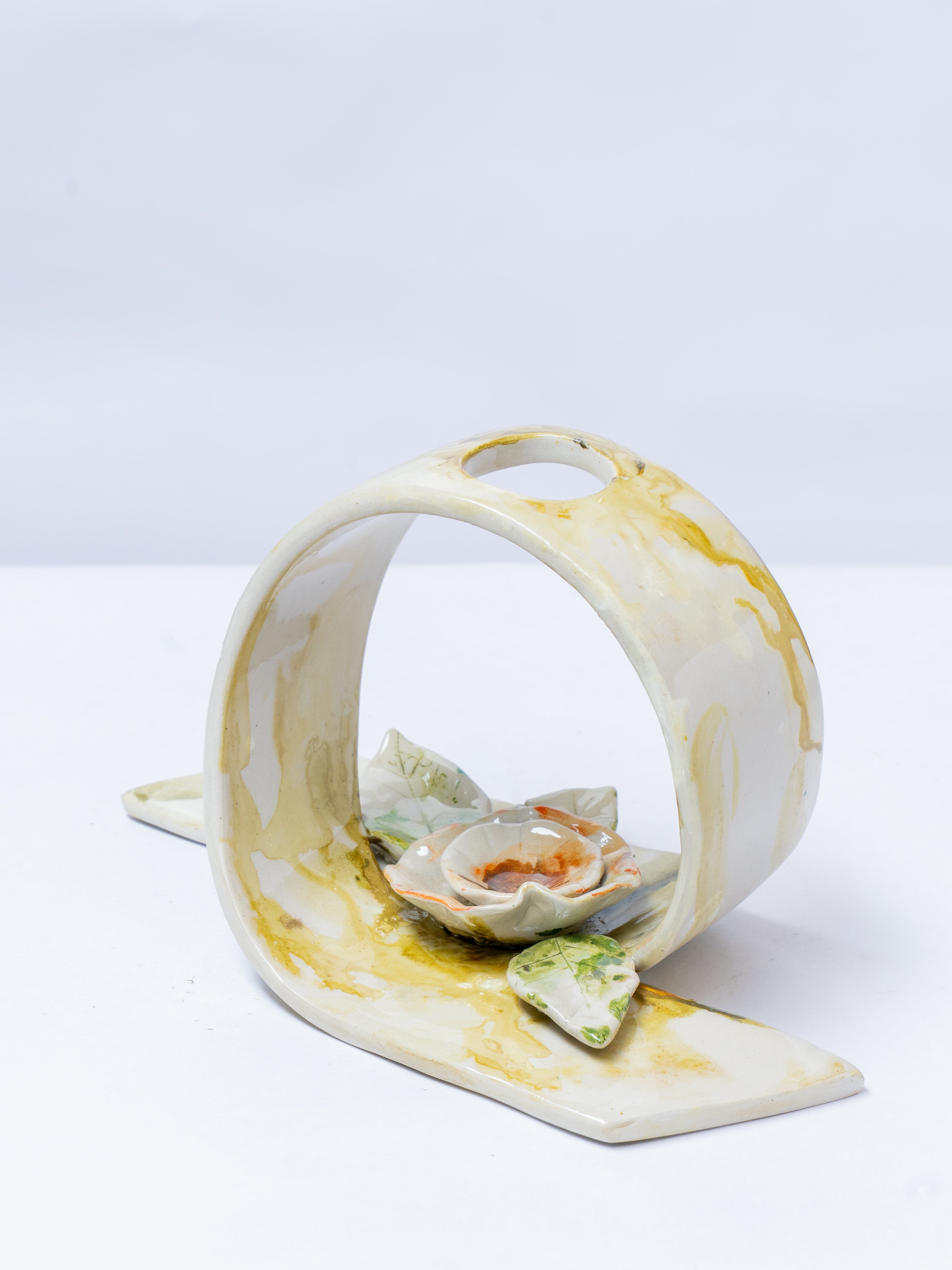 Fold Pot ceramic planter