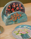 FloraBunch wooden coasters