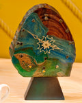 Tide Forest Table Clock